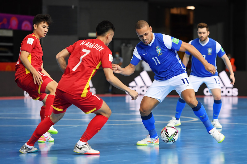 2021世界杯五人制足球：巴西轻取越南，巴西稳居冠军热门