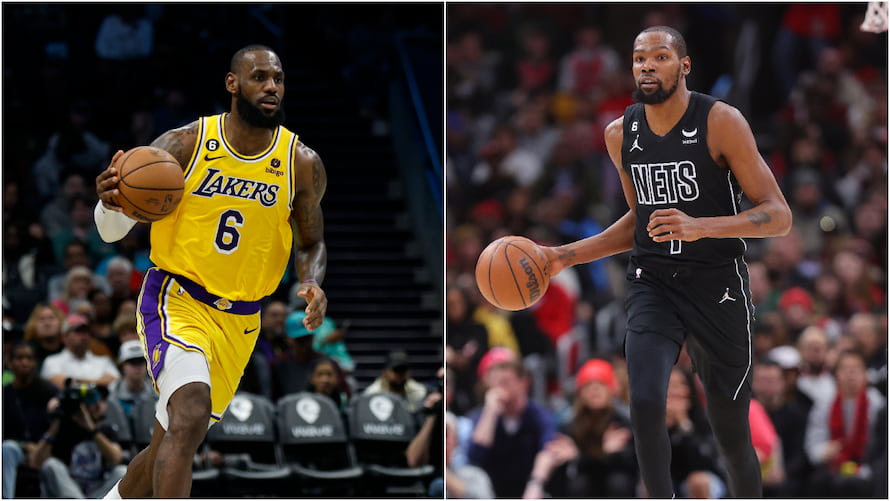 NBA明星赛初期票选詹姆士和杜兰特领先