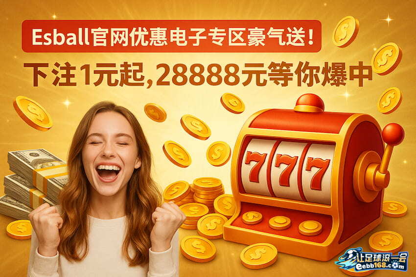 Esball官网优惠电子专区豪气送！下注1元起，28888元等你爆中