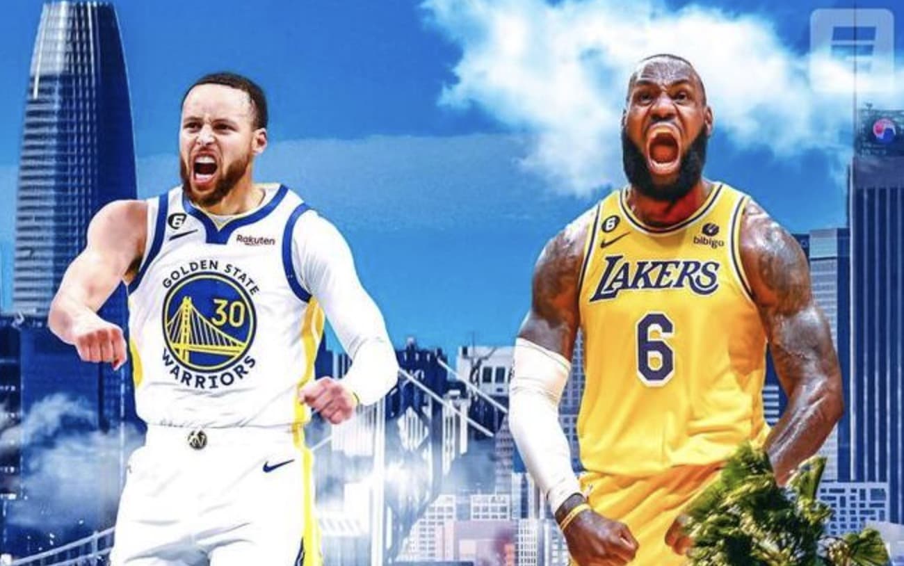 NBA季后赛:勇士vs湖人