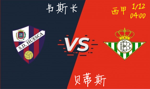 韦斯卡 VS 贝蒂斯，客队近期状态明显回暖?