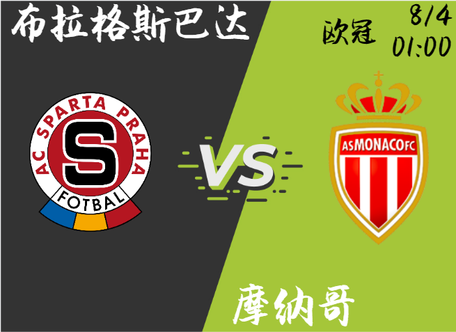 布拉格斯巴达 vs 摩纳哥