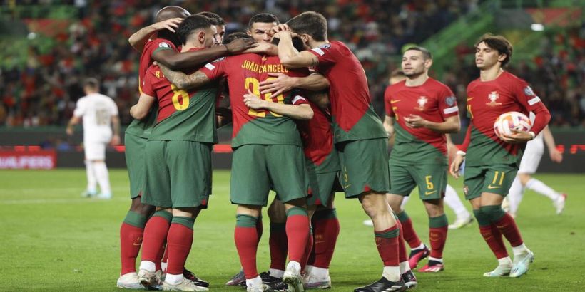 【2024欧洲杯预选赛首轮】C罗梅开二度，送葡萄牙新帅首胜